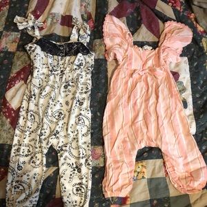 Jessica Simpson Baby girl rompers